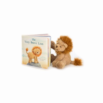 Jellycat The Very Brave Leeuw and Fuddlewuddle Leeuw Medium | VA6584013